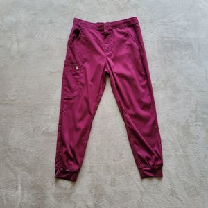 Maevn Womens Scrub Jogger Purple Sz  MDS